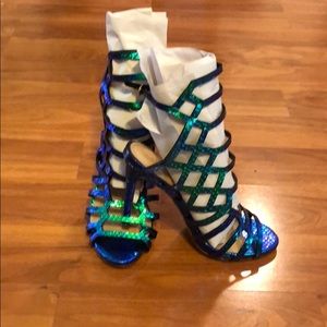 * Final Sale*  Iridescent heels